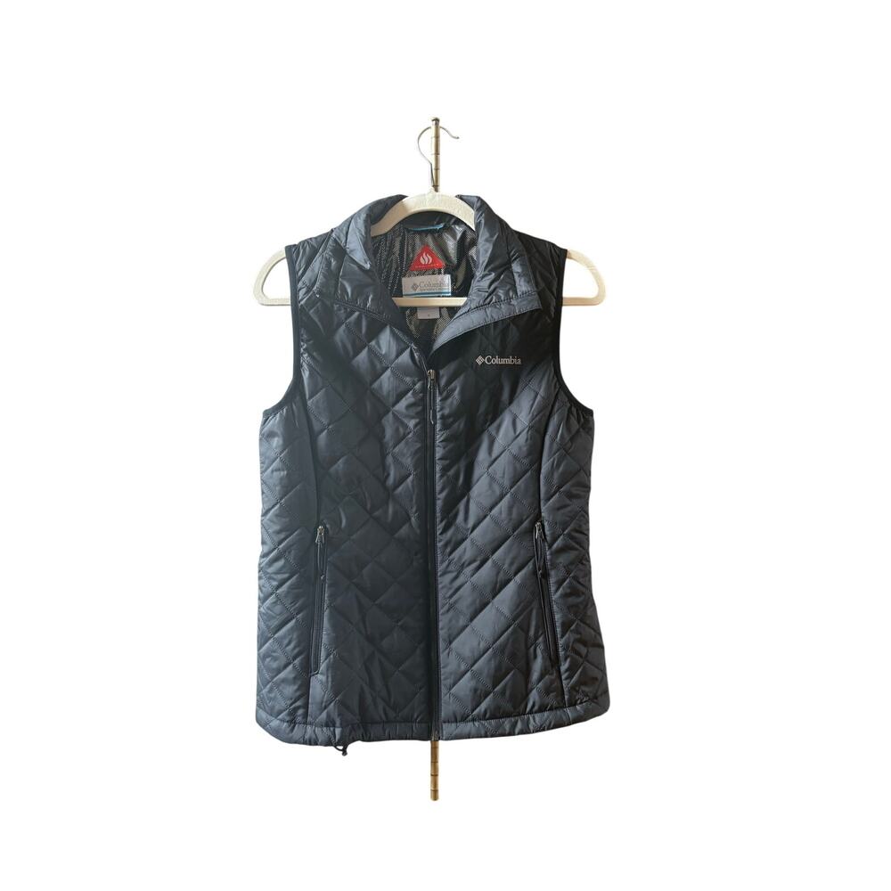 Columbia Women's Black Omniheat Puffer Quilted Vest Size Small - Picture 3 of 12